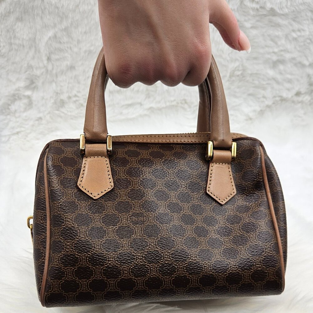 Céline Macadam Mini Boston